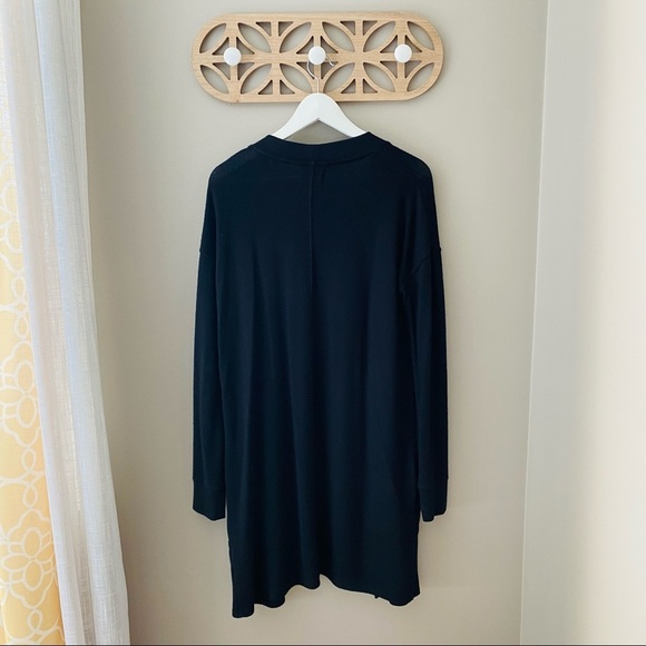 Free Press Open Front Cardigan Black Sz Small - Picture 8 of 10